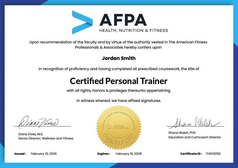 Personal Trainer Certification